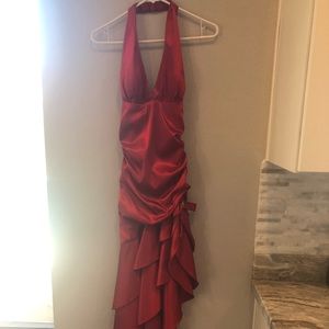 Blondie Nites Red Formal Dress Size 5